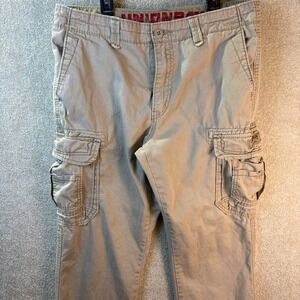 Vtg UNIONBAY Cargo Pants Men's 32x30 (Fits 32x29) Beige Workwear Retro Relaxed